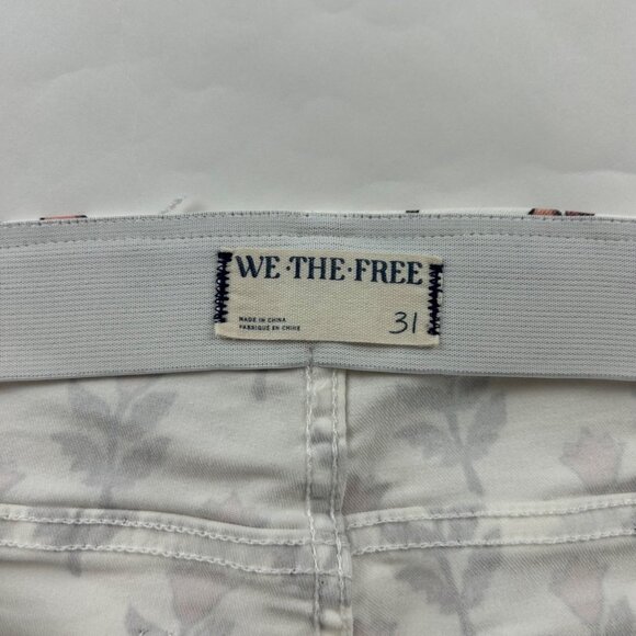 We The Free Terracotta Tulip Printed Penny Pull On Flare Pants 31 - Picture 4 of 7